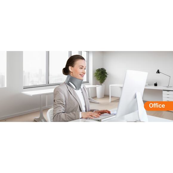 Pink Ergonomic Neck Brace V-Shaped Cervical Collar for Pain Relief & Support M - Picture 9 of 16